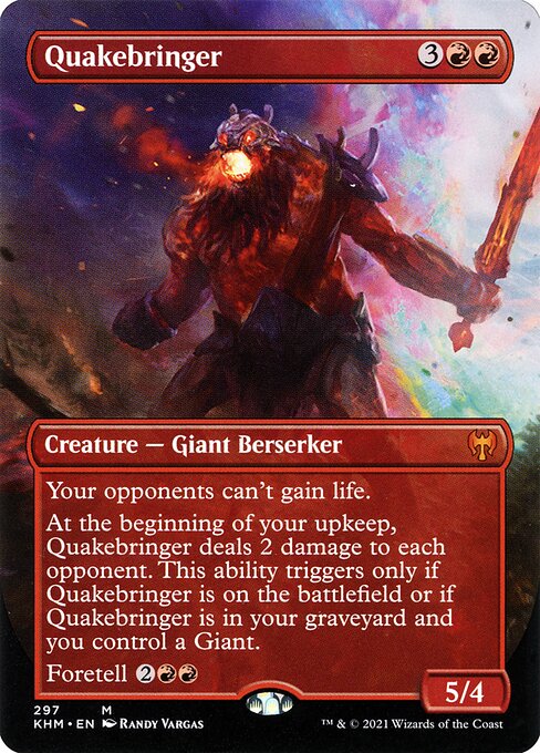 Quakebringer – Alternate-Art Borderless Cards