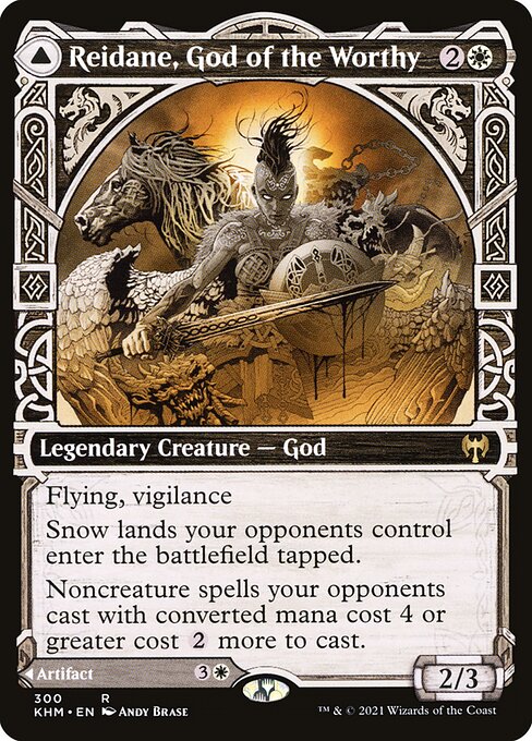 Reidane, God of the Worthy // Valkmira, Protector’s Shield – Showcase Cards