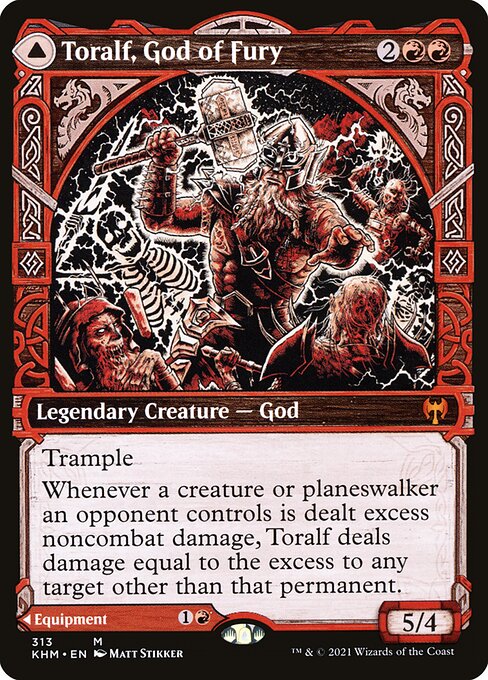 Toralf, God of Fury // Toralf’s Hammer – Showcase Cards
