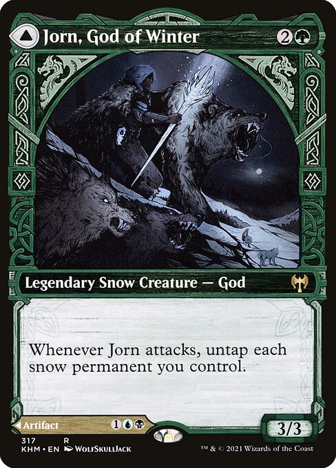 Jorn, God of Winter // Kaldring, the Rimestaff – Showcase Cards