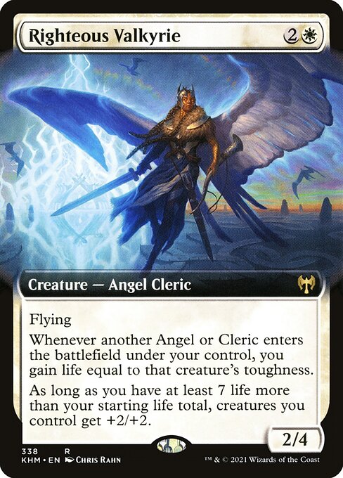 Righteous Valkyrie – Extended-Art Cards – Foil