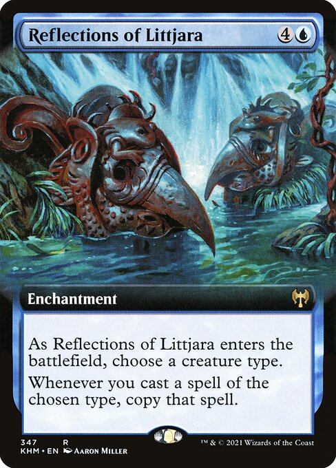 Reflections of Littjara – Extended-Art Cards – Foil