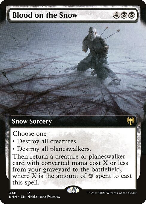 Blood on the Snow – Extended-Art Cards