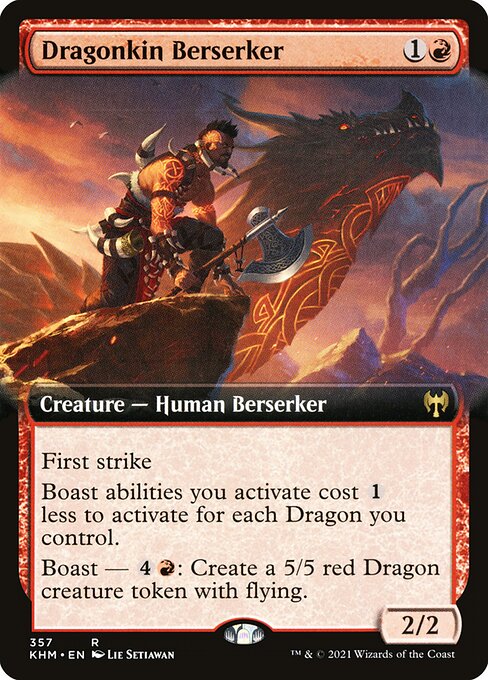 Dragonkin Berserker – Extended-Art Cards