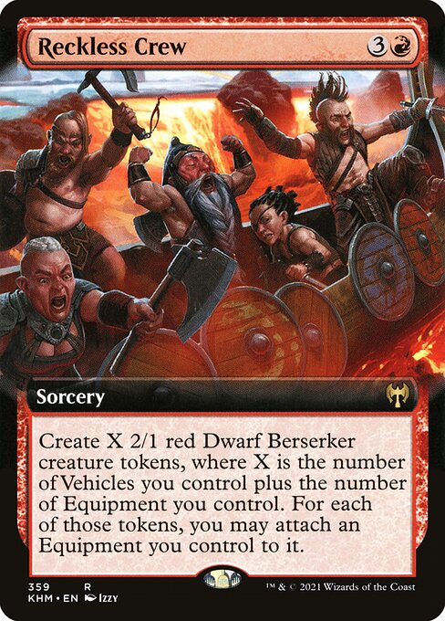 Reckless Crew – Extended-Art Cards – Foil