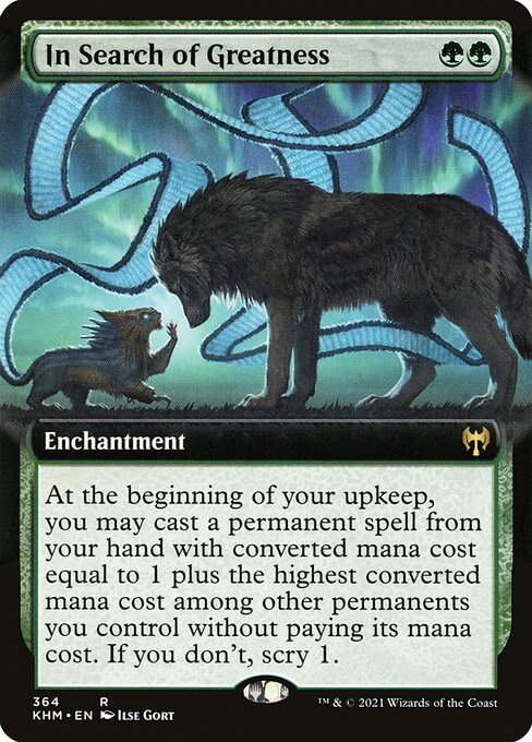 In Search of Greatness – Extended-Art Cards