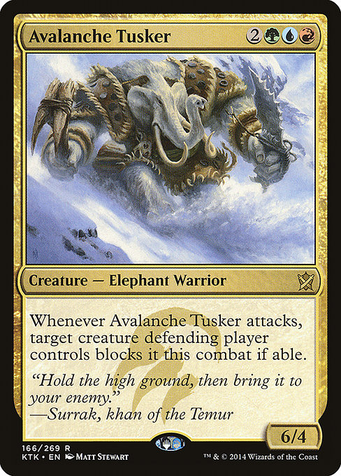 Avalanche Tusker – Foil