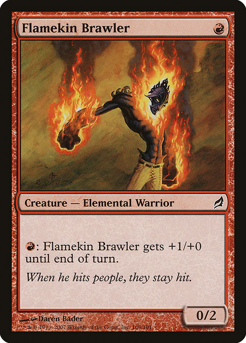 Flamekin Brawler – Foil