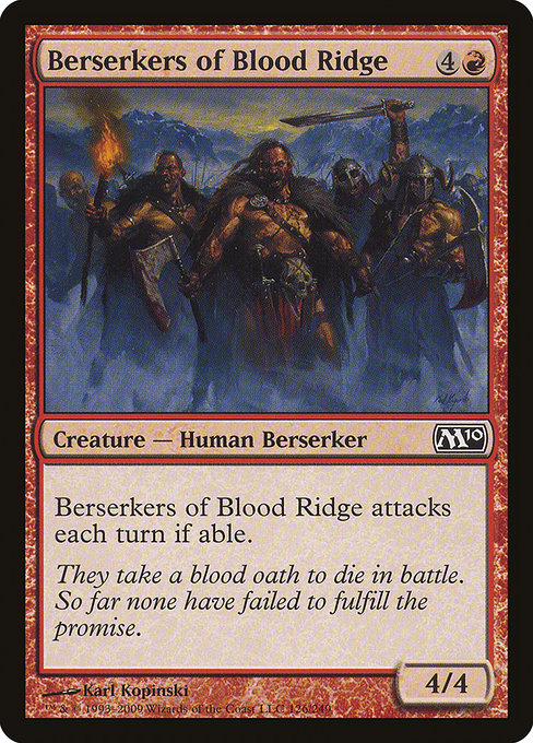 Berserkers of Blood Ridge – Foil