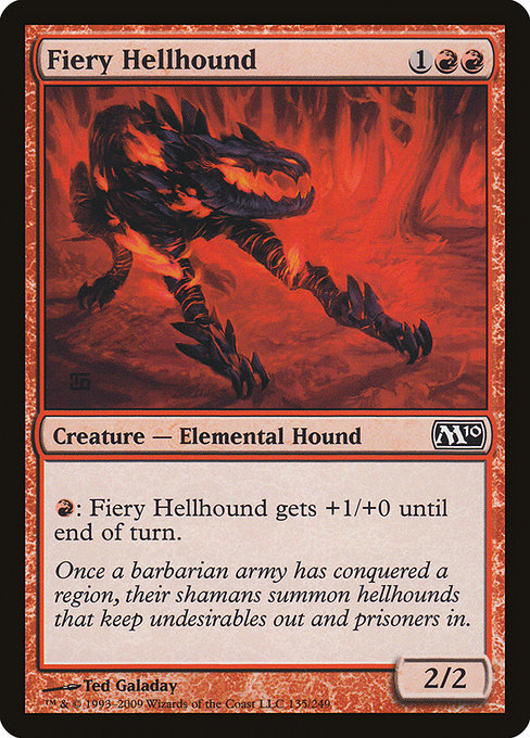 Fiery Hellhound – Foil