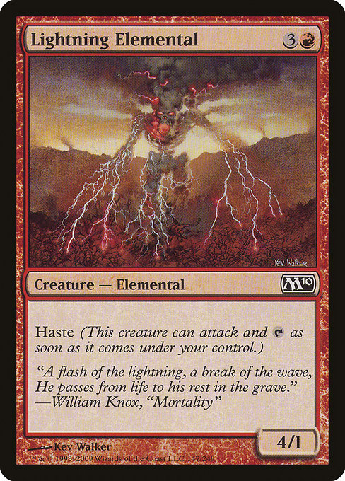Lightning Elemental – Foil