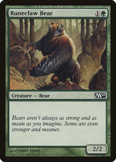 Runeclaw Bear – Foil