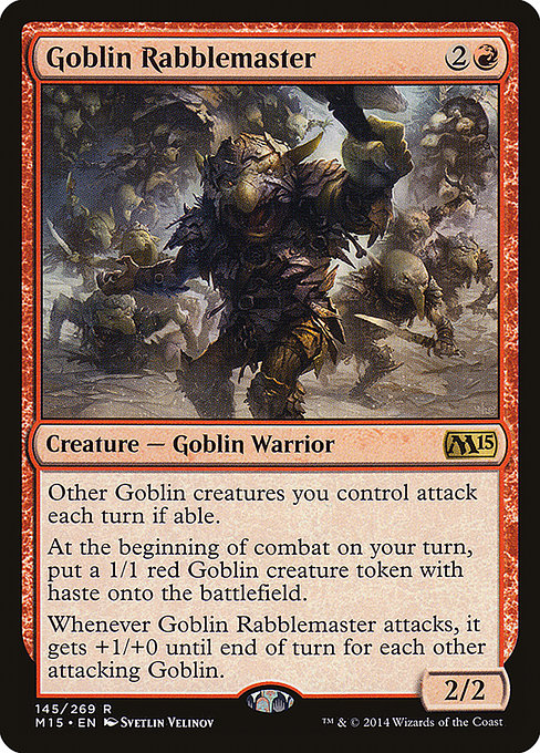 Goblin Rabblemaster – Foil
