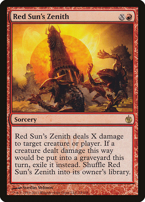 Red Sun’s Zenith