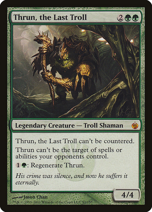 Thrun, the Last Troll – Foil