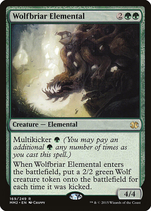 Wolfbriar Elemental – Foil