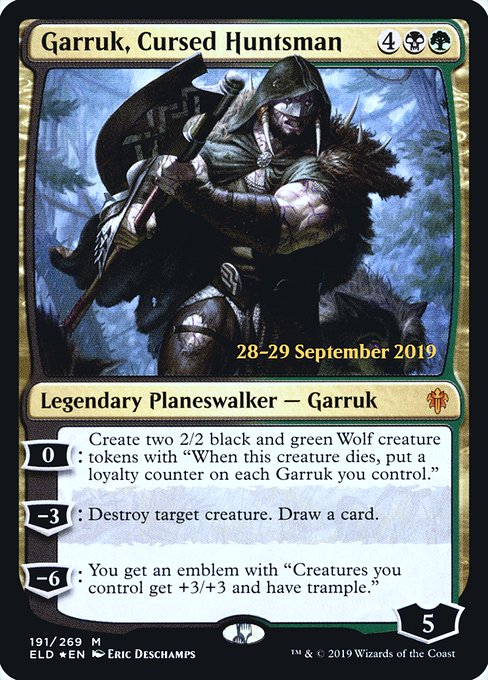 Garruk, Cursed Huntsman – PR Foil