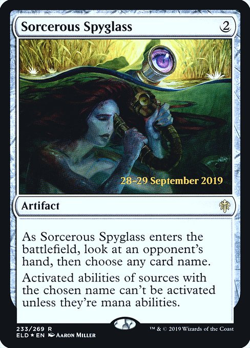 Sorcerous Spyglass – PR Foil