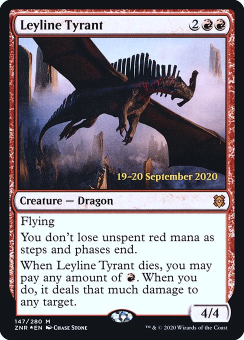 Leyline Tyrant – PR Foil