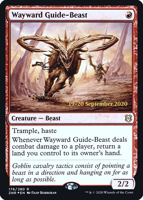 Wayward Guide-Beast – PR Foil