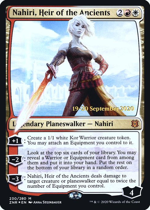 Nahiri, Heir of the Ancients – PR Foil
