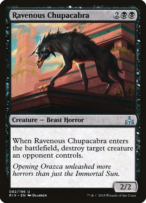 Ravenous Chupacabra – Foil