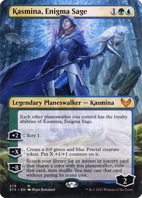 Kasmina, Enigma Sage – Borderless Planeswalker