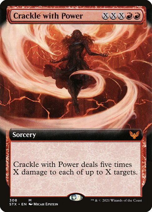 Crackle with Power – Extended Art – Foil