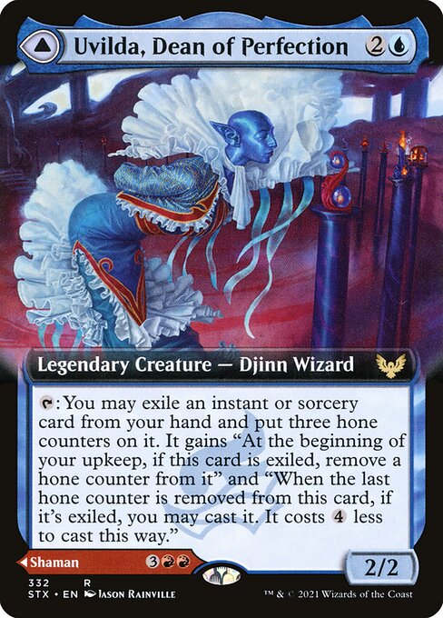 Uvilda, Dean of Perfection // Nassari, Dean of Expression – Extended Art – Foil