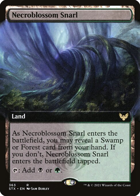 Necroblossom Snarl – Extended Art – Foil