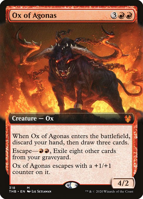 Ox of Agonas – Extended Art – Foil