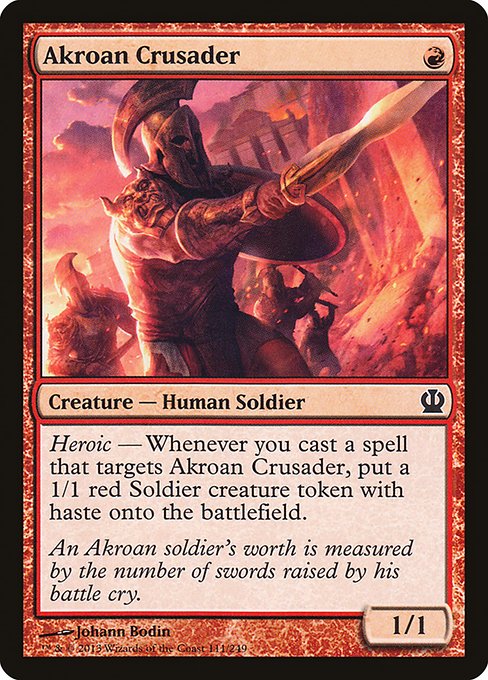Akroan Crusader – Foil