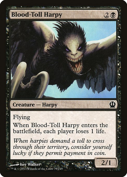 Blood-Toll Harpy – Foil