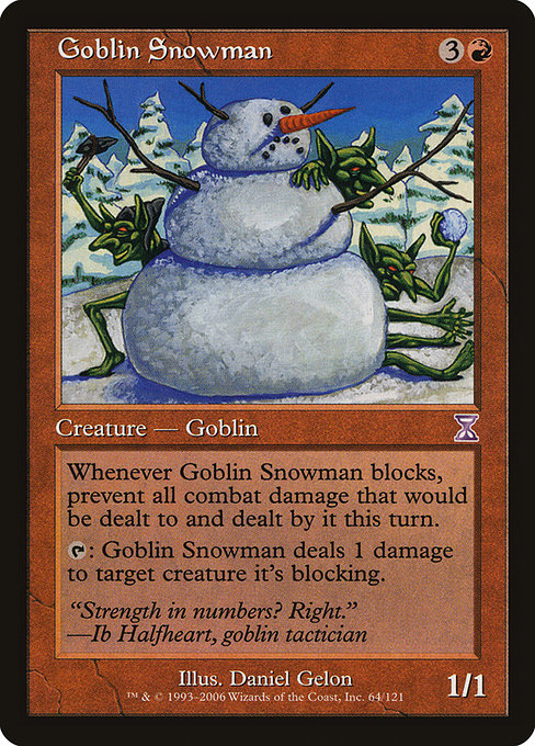 Goblin Snowman – Foil