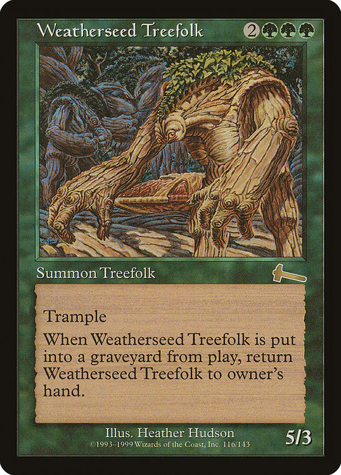 Weatherseed Treefolk – Foil