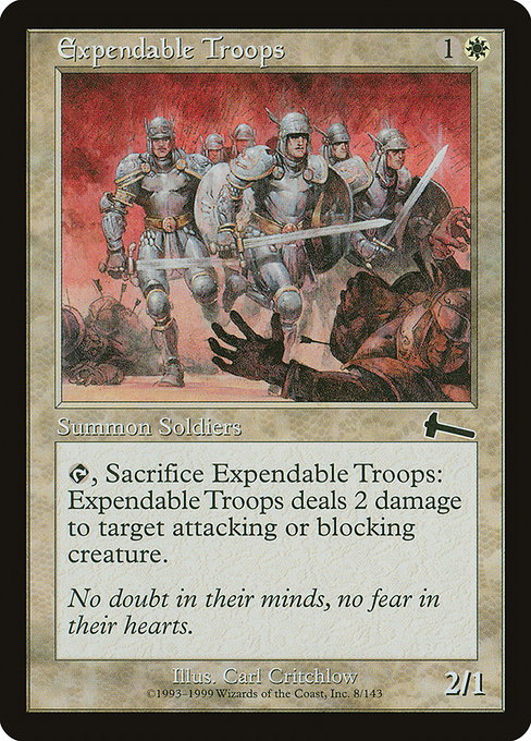 Expendable Troops – Foil
