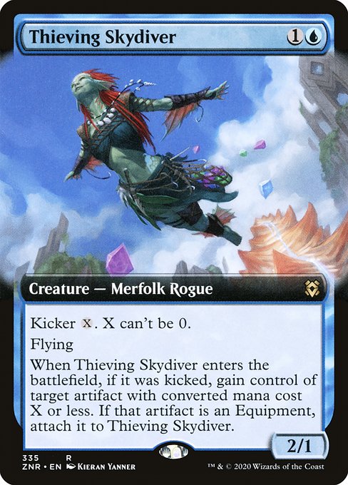 Thieving Skydiver – Extended Art – Foil