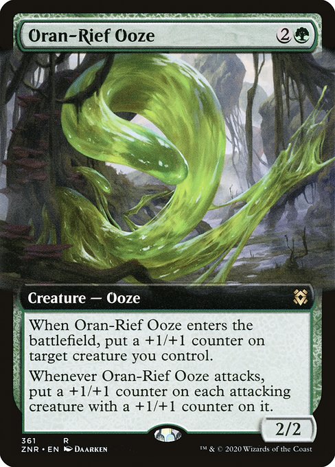 Oran-Rief Ooze – Extended Art – Foil